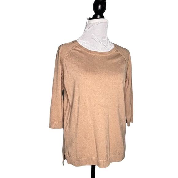 EMME Marella Half Sleeve Sweater Beige Size Medium - Picture 7 of 7